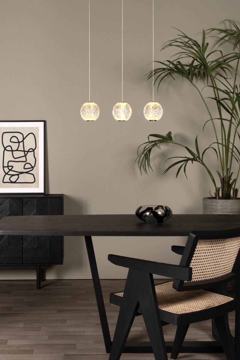 Lucide CINTRA - Závesné svietidlo - LED Dim. - 3x4,7W 2700K - Transparent